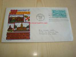 Annapolis 1949 USA ensipäiväkuori FDC