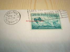 U.S. Frigate Constitution &quot;Old Ironsides&quot; 1948 USA kuori FDC