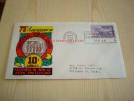 Universal Posta Union 1949 USA ensipäiväkuori FDC