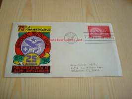 Universal Posta Union 1949 USA ensipäiväkuori FDC