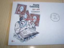 Postimerkkien keräily Stamp Collecting 1972 USA ensipäiväkuori FDC