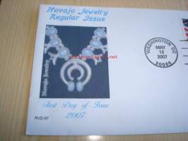 Navajo 2007 USA ensipäiväkuori FDC
