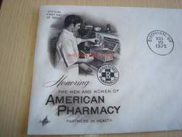 Apteekkari American Pharmacy 1972 USA ensipäiväkuori FDC