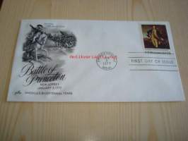 Battle of Princeton George Washington 1977 USA FDC ensipäiväkuori