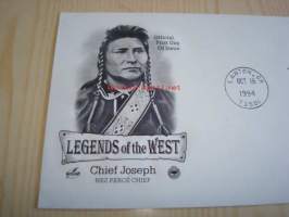 Intiaanipäällikkö Joseph, Nez Percé 1994 USA Legends of the West, Villi Länsi