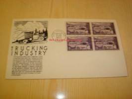 50th Anniversary of the Truckers Association 1903-1953 USA ensipäiväkuori FDC