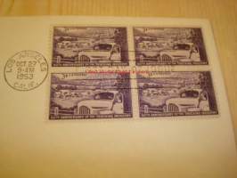 50th Anniversary of the Truckers Association 1903-1953 USA ensipäiväkuori FDC