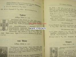 Finlands ridderskaps och adels kalender 1938 -aateliskalenteri