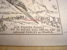 Plowshares Turned into Swords 1943 USA ensipäiväkuori FDC, WWII, 2. maailmansota, kahdella erilaisella postimerkillä