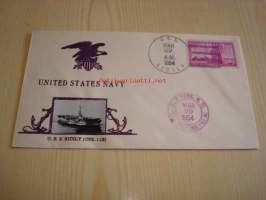 U.S.S. Sicily 1954 USA ensipäiväkuori FDC