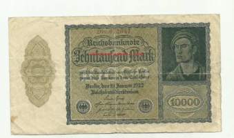 Saksa 10 000 markkaa 1922 seteli