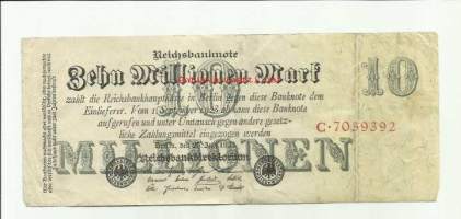Saksa 10 000 000 markkaa 1923 seteli