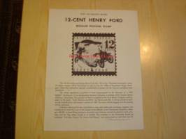 Henry Ford, Post on Bulletin Board, 1968, USA, Ford Motor Company, Model T Ford.