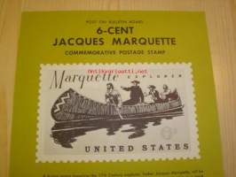 Jacques Marquette, Post on Bulletin Board, 1968, USA.