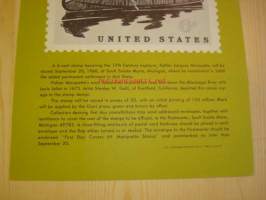 Jacques Marquette, Post on Bulletin Board, 1968, USA.