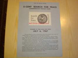 Lions International, Search for Peace, Post on Bulletin Board, 1967, USA.