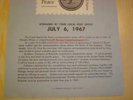 Lions International, Search for Peace, Post on Bulletin Board, 1967, USA.