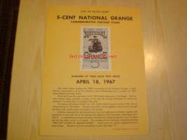 National Grange, Post on Bulletin Board, 1967, USA.