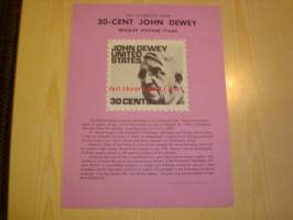 Filosofi John Dewey, Post on Bulletin Board, 1968, USA.