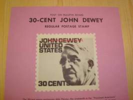Filosofi John Dewey, Post on Bulletin Board, 1968, USA.