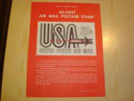 Air Mail, Post on Bulletin Board, 1968, USA.