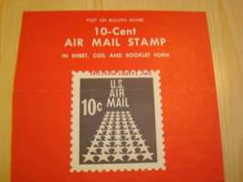 Air Mail, Post on Bulletin Board, 1967, USA.