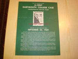 Daniel Webster, Dartmouth College Case, Post on Bulletin Board, 1969, USA.