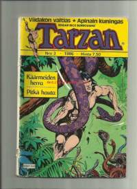 Tarzan - Käärmeiden herra/ Pitkä hauta   1986 nr 3 - Edgar Rice Burroughs´
