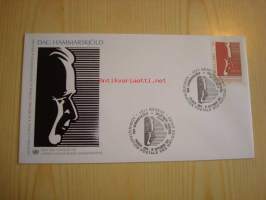 YK Pääsihteeri Dag Hammarskjöld, 2001, USA, ensipäiväkuori, FDC.