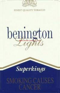 Benington Lights    -  käyttämätön koottava tupakka-aski toimitus kirjeenä