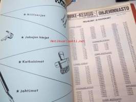 Autotarvikkeita - Tarvikekeskus Oy -kansiollinen erilaisia autorvikeluetteloita