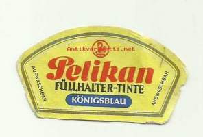 Pelikan Tinte -  tuote-etiketti