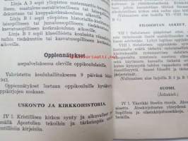 Asepalveluksessa olevien oppikouluopinnot ja ylioppilastutkinto - Asemiesten opintokirjasarja I