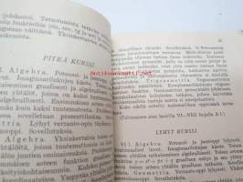 Asepalveluksessa olevien oppikouluopinnot ja ylioppilastutkinto - Asemiesten opintokirjasarja I