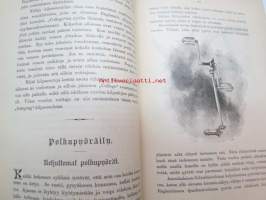 Suomen Urheilulehti 1898 - 1. vuosikerta, sidottu kirjaksi, sisällysluettelo näkyy kohteen runsaista kuvista