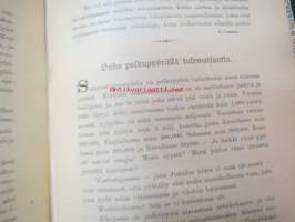 Suomen Urheilulehti 1898 - 1. vuosikerta, sidottu kirjaksi, sisällysluettelo näkyy kohteen runsaista kuvista