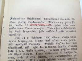 Lähetyssaarnaaja Weikkolin&#039;in Wiimeinen matka Afrikaan w. 1890-1891 (Owambomaa saksan siirtomaa-alue - german colony), kirjoittanut Ida Weikkolin) + Hengellisiä