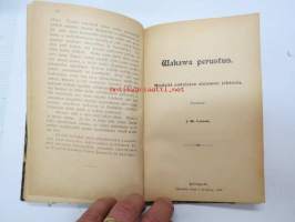 Lähetyssaarnaaja Weikkolin&#039;in Wiimeinen matka Afrikaan w. 1890-1891 (Owambomaa saksan siirtomaa-alue - german colony), kirjoittanut Ida Weikkolin) + Hengellisiä