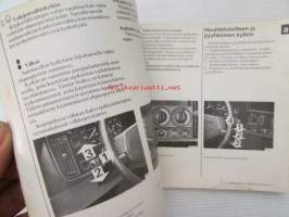 Saab 900 Opas - Selostus ja ohjeet, Käyttö ja huolto vuosimalli 1980