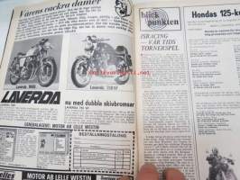 MC-Nytt 1974 nr 5 maj, Triumph story, Vad är svemo?, 55 000 kilometer med Honda CB 750, Agostini bevisade sin storhet, etc.