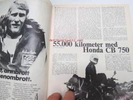 MC-Nytt 1974 nr 5 maj, Triumph story, Vad är svemo?, 55 000 kilometer med Honda CB 750, Agostini bevisade sin storhet, etc.