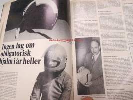MC-Nytt 1974 nr 5 maj, Triumph story, Vad är svemo?, 55 000 kilometer med Honda CB 750, Agostini bevisade sin storhet, etc.