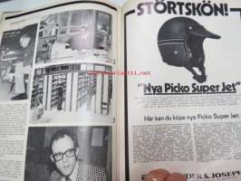 MC-Nytt 1974 nr 5 maj, Triumph story, Vad är svemo?, 55 000 kilometer med Honda CB 750, Agostini bevisade sin storhet, etc.
