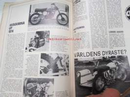 MC-Nytt 1974 nr 5 maj, Triumph story, Vad är svemo?, 55 000 kilometer med Honda CB 750, Agostini bevisade sin storhet, etc.