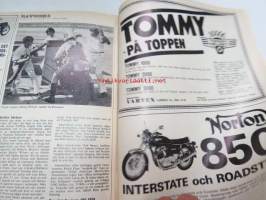 MC-Nytt 1974 nr 5 maj, Triumph story, Vad är svemo?, 55 000 kilometer med Honda CB 750, Agostini bevisade sin storhet, etc.