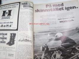 MC-Nytt 1973 nr 10 oktober, Frågor från MC-nytt och svar från Yamaha, Mannen som var mr. Triumph, Triumph Hurricane, Formula 750, etc.