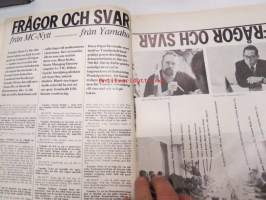 MC-Nytt 1973 nr 10 oktober, Frågor från MC-nytt och svar från Yamaha, Mannen som var mr. Triumph, Triumph Hurricane, Formula 750, etc.