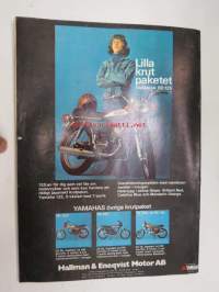 MC-Nytt 1973 nr 10 oktober, Frågor från MC-nytt och svar från Yamaha, Mannen som var mr. Triumph, Triumph Hurricane, Formula 750, etc.