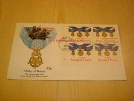 WWII, 2. maailmansota, Medal of Honor 1983, USA, ensipäiväkuori, FDC.