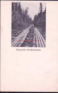 Postikortit:  Pitkossilta Itä-Karjalassa. Kokoelmaerä  4/190. Sarja 3. SL